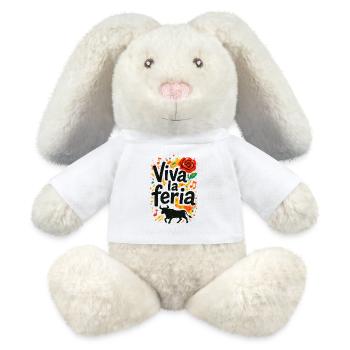 Viva la feria - Basque traditions - MiniFeet® RecycelHase® Bunny Cream - white - Front