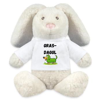 Grasdaggl Schwäbisch - MiniFeet® RecycelHase® Creme - Weiß - Vorne