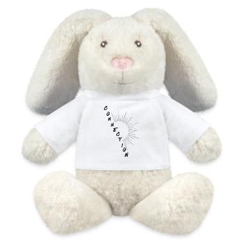 CONNECTION – Dein Leuchten im Universum - MiniFeet® RecycelHase® Creme - Weiß - Vorne