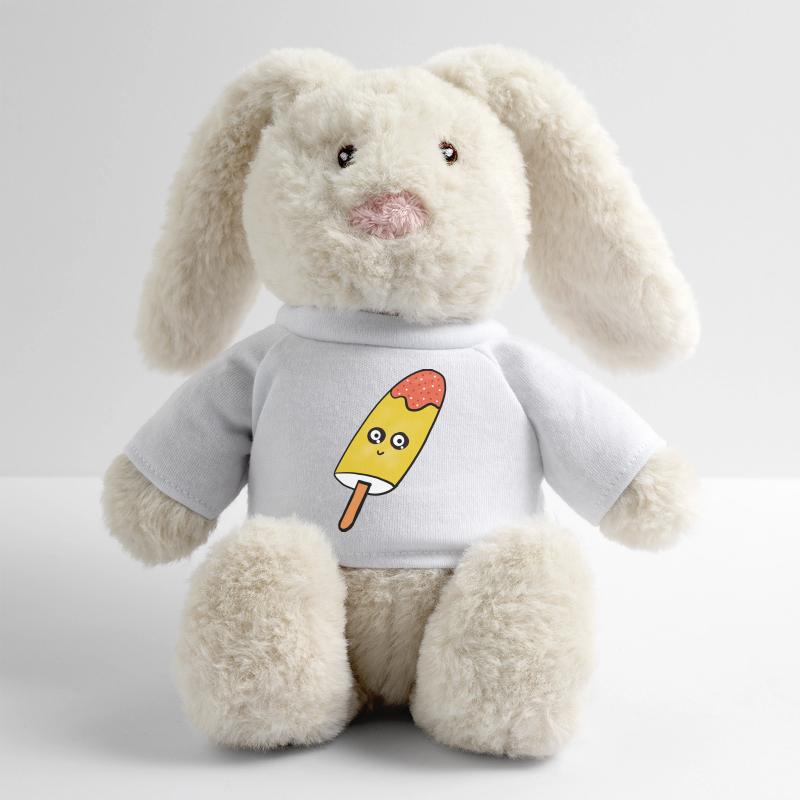 Kawaii  Eis Eiskrem Kinder lustig Lapin en peluche recyclé MiniFeet® Crème