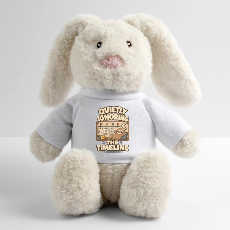 Quietly Ignoring The Timeline Sloth MiniFeet® RecycelHase® Bunny Cream