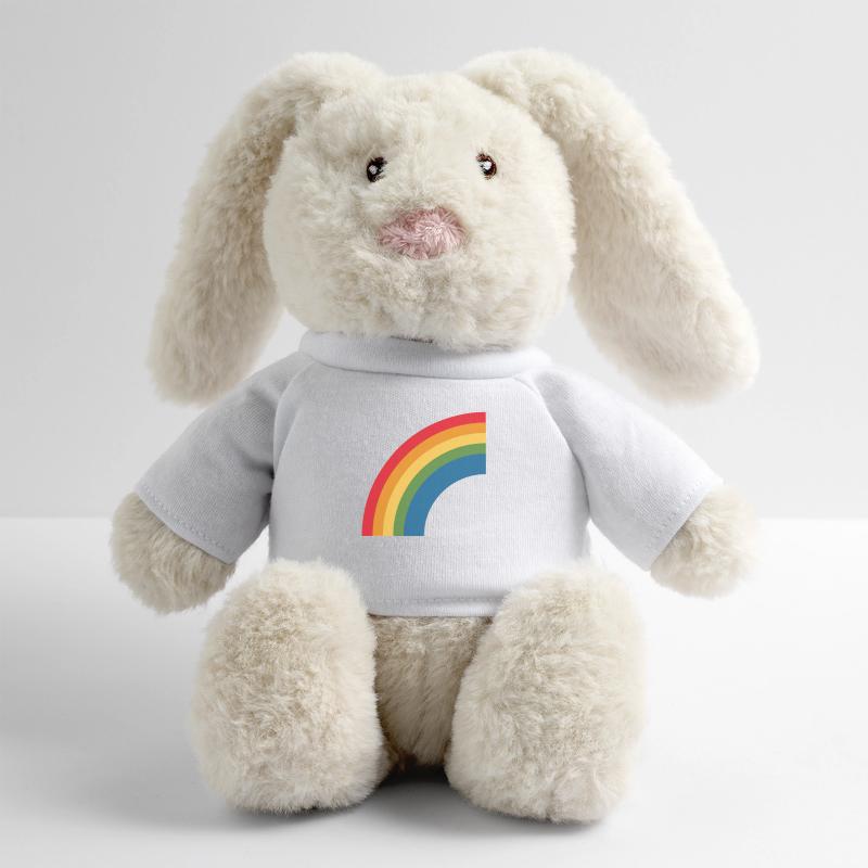 rainbow lbgt MiniFeet® RecycelHase® Creme