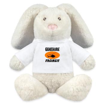 Hubschrauber - MiniFeet® RecycelHase® Creme - Weiß - Vorne