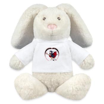 kleines Teufelchen - MiniFeet® RecycelHase® Creme - Weiß - Vorne