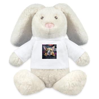 Frenchie - MiniFeet® RecycelHase® Creme - Weiß - Vorne