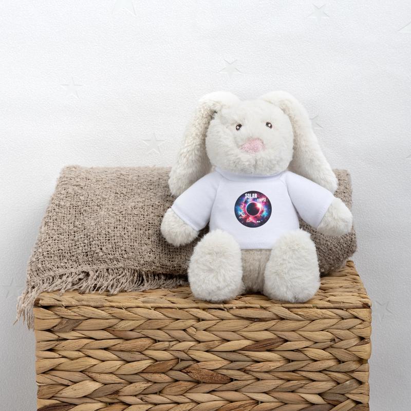 Solar Eclipse April 8, 2024: Celestial Miracle MiniFeet® RecycelHase® Bunny Cream