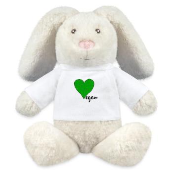 Vegan - MiniFeet® RecycelHase® Bunny Cream - white - Front