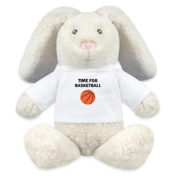 Basketball - MiniFeet® RecycelHase® Creme - Weiß - Vorne