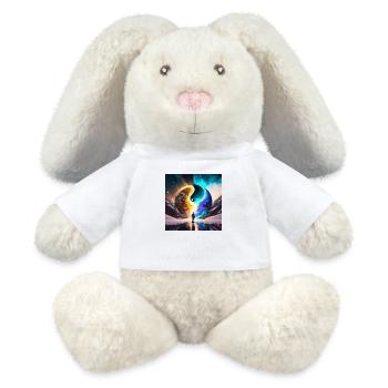 Firefly personne ying yang 33274 - Lapin en peluche recyclé MiniFeet® Crème - blanc - Devant