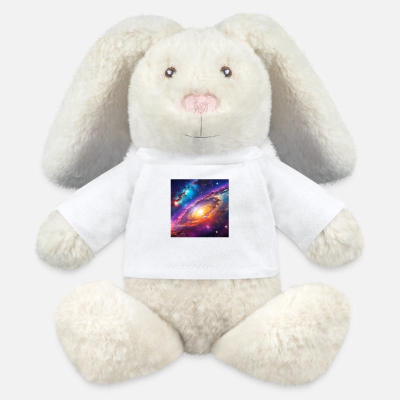 Firefly Galaxy - MiniFeet® RecycelHase® Bunny Cream - white