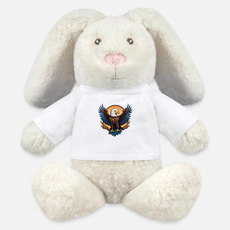 Eagle - MiniFeet® RecycelHase® Bunny Cream - white
