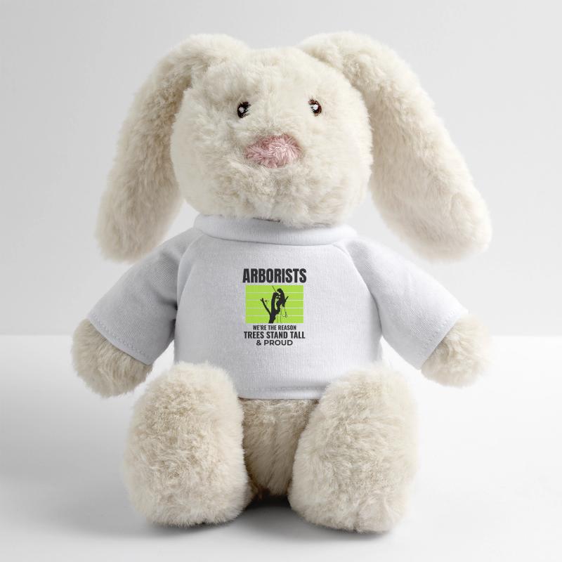 Arborist Tree Surgeon Climber Climbing Trimmer MiniFeet® RecycelHase® Bunny Cream