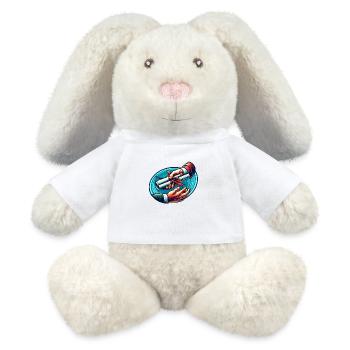 Graduation - MiniFeet® RecycelHase® Bunny Cream - white - Front
