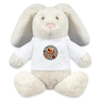 Câlins gratuits - Lapin en peluche recyclé MiniFeet® Crème - blanc - Devant