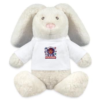 TENDANCE FUTURE ASTRONAUTE - Lapin en peluche recyclé MiniFeet® Crème - blanc - Devant