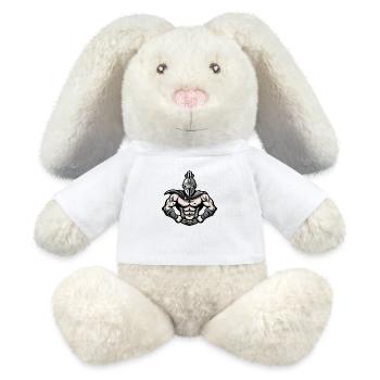 Spartiates - Lapin en peluche recyclé MiniFeet® Crème - blanc - Devant
