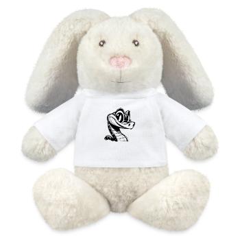 Cunning Kids Snake Refined Snakes - MiniFeet® RecycelHase® Bunny Cream - white - Front