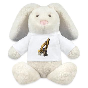 Bagger - MiniFeet® RecycelHase® Creme - Weiß - Vorne