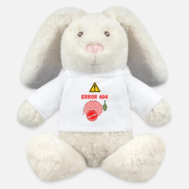 Error 4040 - Brain sold out - MiniFeet® RecycelHase® Creme - Weiß