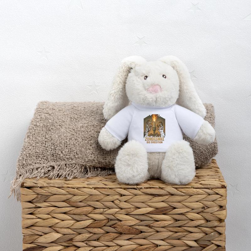 ZÜNDFUNKE – L’évolution Lapin en peluche recyclé MiniFeet® Crème