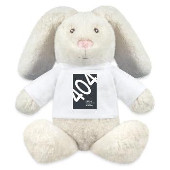 Erreur 404 Motivation introuvable - Lapin en peluche recyclé MiniFeet® Crème - blanc - Devant