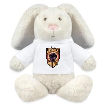 Willpower wins - MiniFeet® RecycelHase® Bunny Cream - white - Front