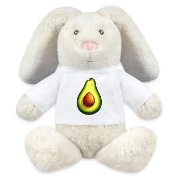Avocado - MiniFeet® RecycelHase® Creme - Weiß - Vorne