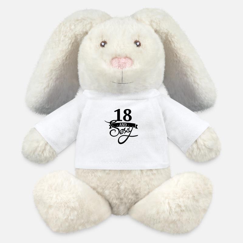 18 and sexy - MiniFeet® RecycelHase® Creme - Weiß
