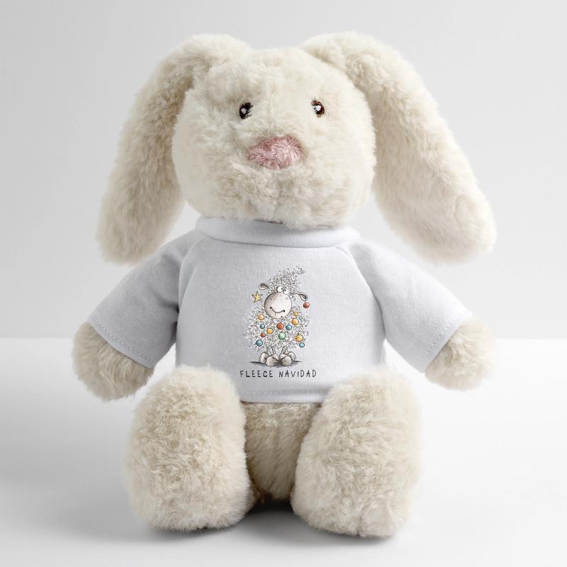 Fleece Navidad Christmas Sheep Cartoon Sheep MiniFeet® RecycelHase® Bunny Cream