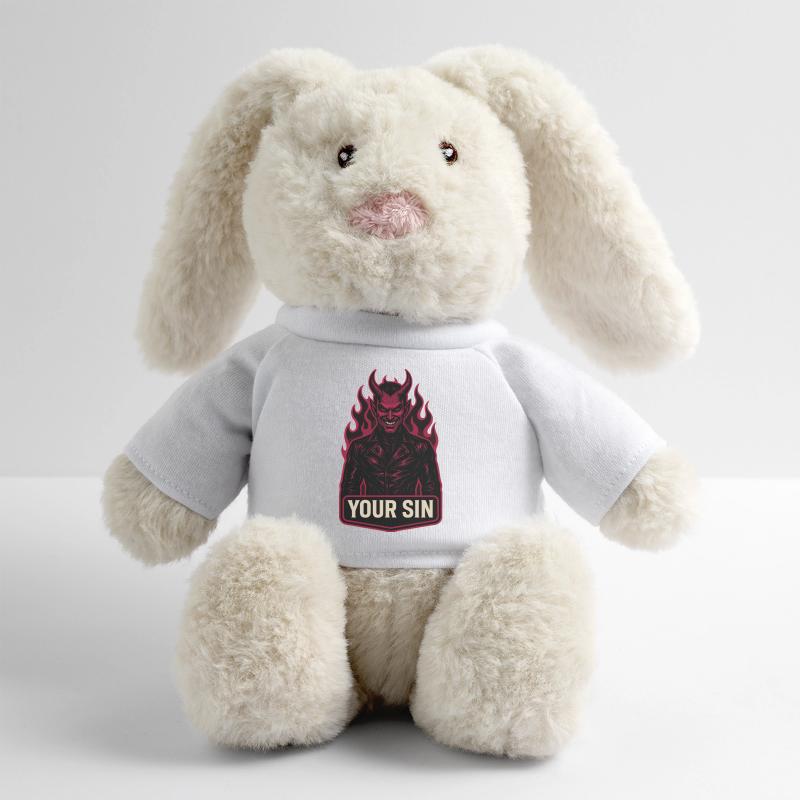 Devil Your Sin, Evil Demon, Hellflames MiniFeet® RecycelHase® Bunny Cream