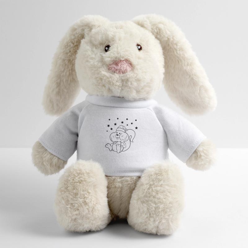 Weihnachts Einhörnchen MiniFeet® RecycelHase® Creme