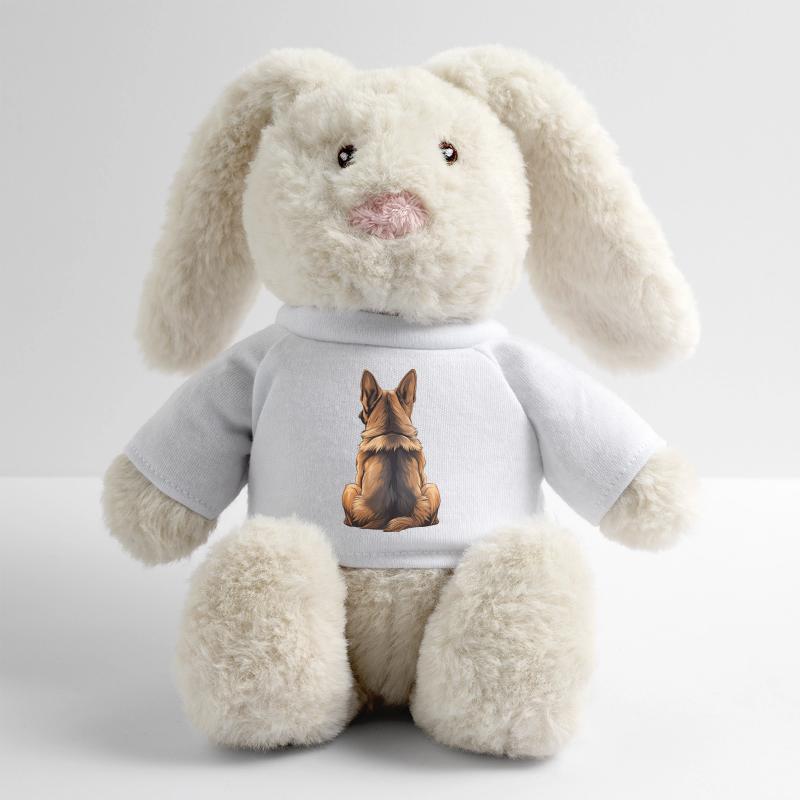 Deutscher Schäferhund MiniFeet® RecycelHase® Creme