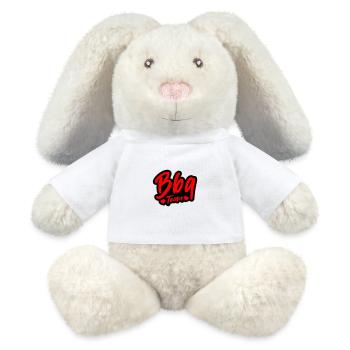 Équipe de barbecues - Lapin en peluche recyclé MiniFeet® Crème - blanc - Devant