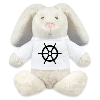 steuerrad - Lapin en peluche recyclé MiniFeet® Crème - blanc - Devant