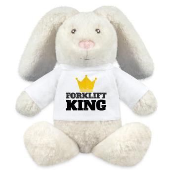 Forklift King - MiniFeet® RecycelHase® Creme - Weiß - Vorne