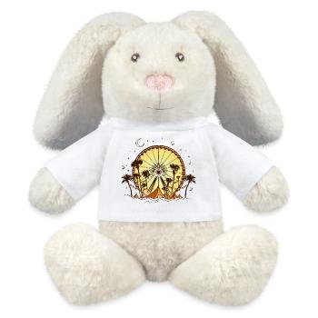 Music Festival Music Festival - MiniFeet® RecycelHase® Bunny Cream - white - Front