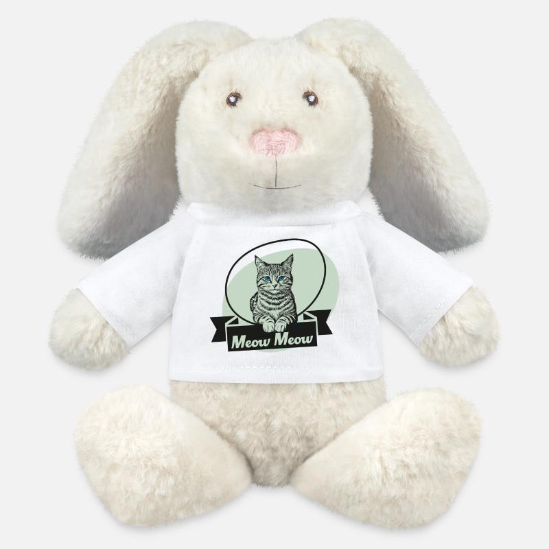meow meow - MiniFeet® RecycelHase® Creme - Weiß