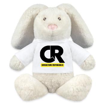 farmers, farmer, peasant, farmer - MiniFeet® RecycelHase® Bunny Cream - white - Front