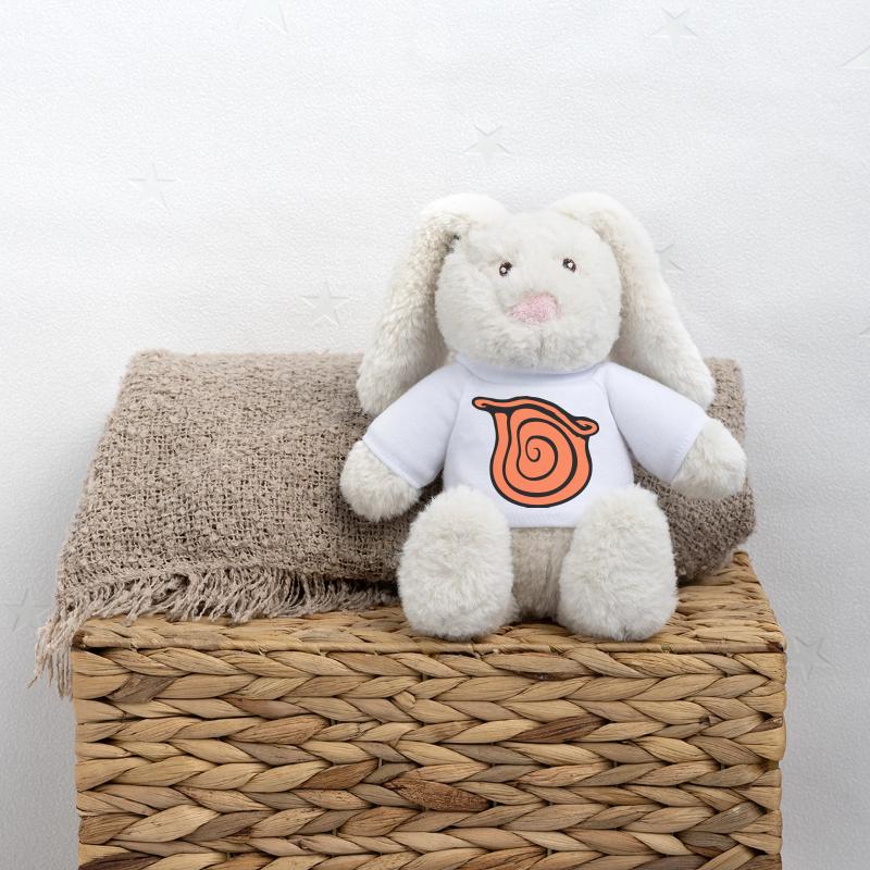 coquille d’escargot escargot insecte maison spirale cool Lapin en peluche recyclé MiniFeet® Crème