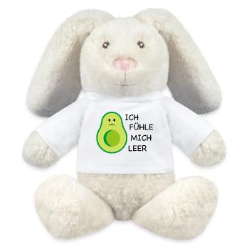 Avocado - MiniFeet® RecycelHase® Creme - Weiß - Vorne