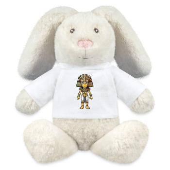 Pharaoh Comic - MiniFeet® RecycelHase® Bunny Cream - white - Front