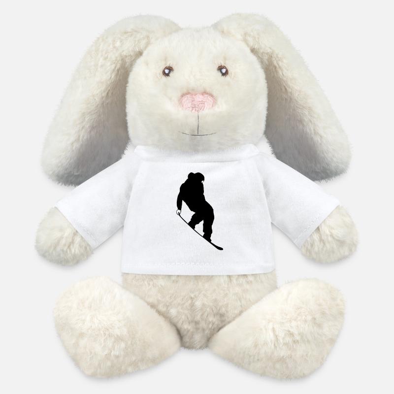 Killer tail grab - MiniFeet® RecycelHase® Creme - Weiß