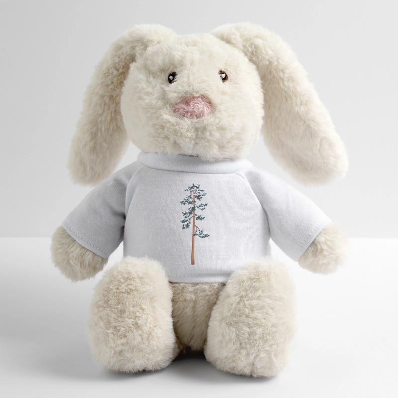 tall tree with snow MiniFeet® RecycelHase® Bunny Cream