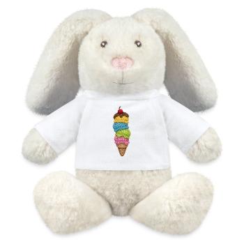 Eis - MiniFeet® RecycelHase® Creme - Weiß - Vorne
