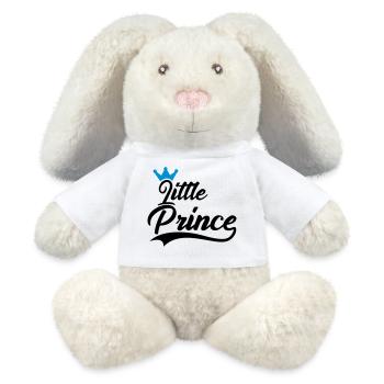Lustige Sprüche Kinder - MiniFeet® RecycelHase® Creme - Weiß - Vorne