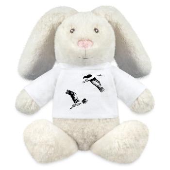 Cranes - MiniFeet® RecycelHase® Bunny Cream - white - Front