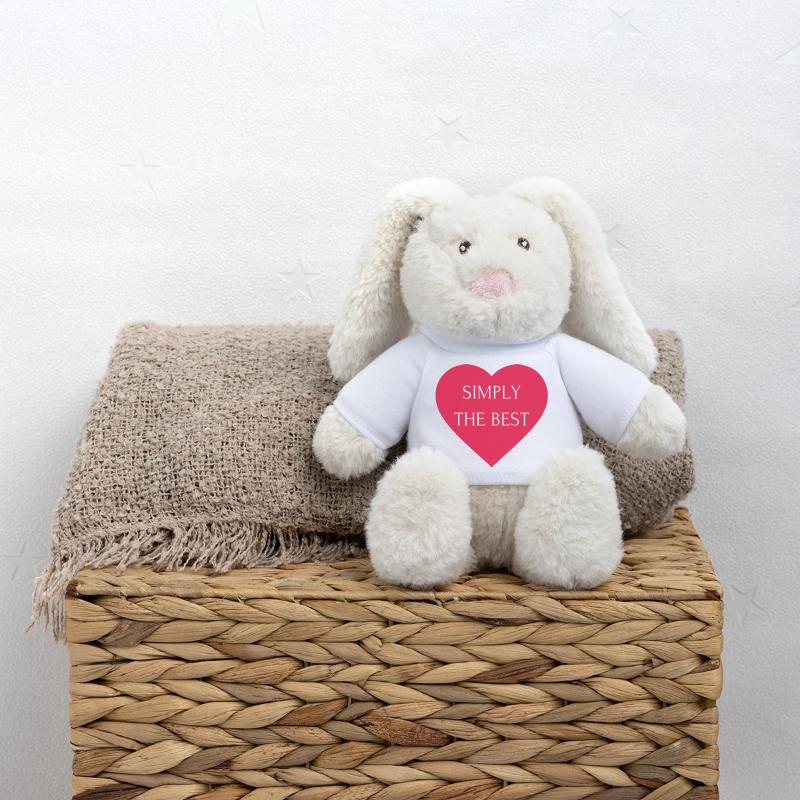 Tout simplement le meilleur Lapin en peluche recyclé MiniFeet® Crème