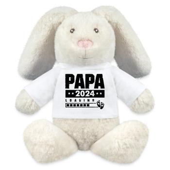 papa 2024 loading - MiniFeet® RecycelHase® Creme - Weiß - Vorne