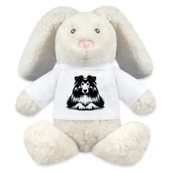 Collie - MiniFeet® RecycelHase® Creme - Weiß - Vorne