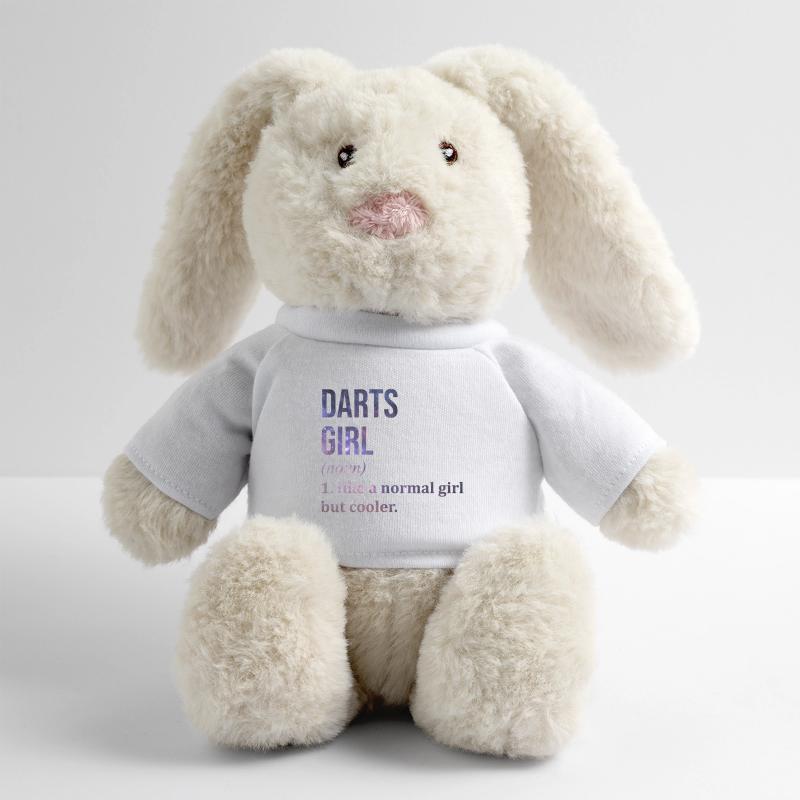 fléchettes Lapin en peluche recyclé MiniFeet® Crème